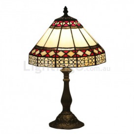 10 Inch European Stained Glass Table Lamp