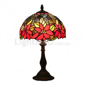 10 Inch European Stained Glass Table Lamp