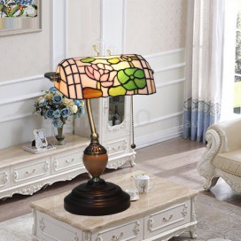 American Stained Glass Table Lamp