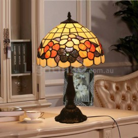 12 Inch European Stained Glass Table Lamp