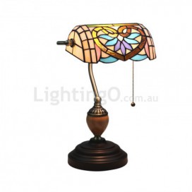 Mediterranean Stained Glass Table Lamp