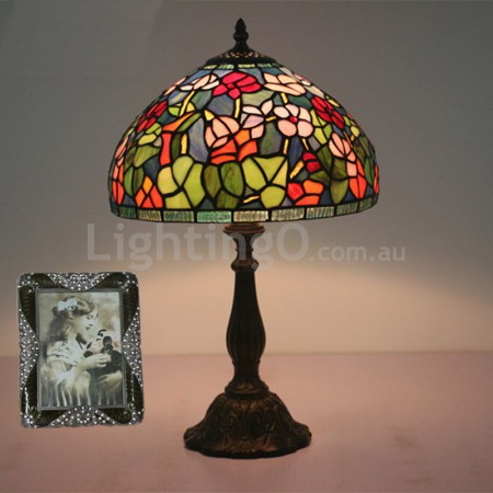 12 Inch European Stained Glass Table Lamp