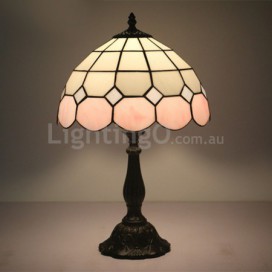 12 Inch Mediterranean Stained Glass Table Lamp