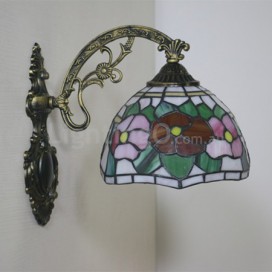 8 Inch European Stained Glass Wall Light