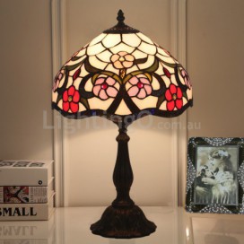 12 Inch European Stained Glass Table Lamp