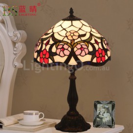 12 Inch European Stained Glass Table Lamp