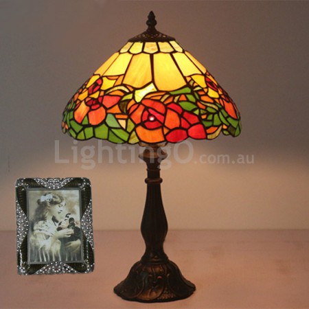 12 Inch European Stained Glass Table Lamp