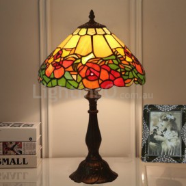 12 Inch European Stained Glass Table Lamp