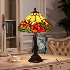 12 Inch European Stained Glass Table Lamp