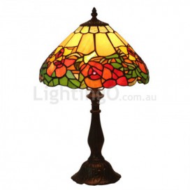 12 Inch European Stained Glass Table Lamp