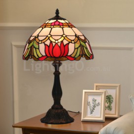 12 Inch European Stained Glass Table Lamp