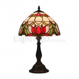 12 Inch European Stained Glass Table Lamp