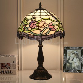 12 Inch European Stained Glass Table Lamp