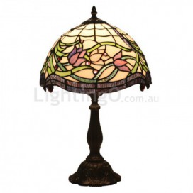 12 Inch European Stained Glass Table Lamp