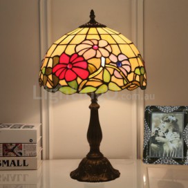 12 Inch European Stained Glass Table Lamp