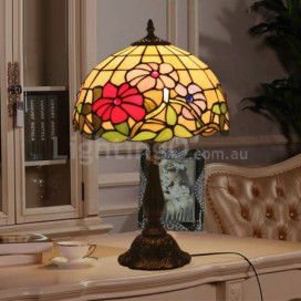 12 Inch European Stained Glass Table Lamp