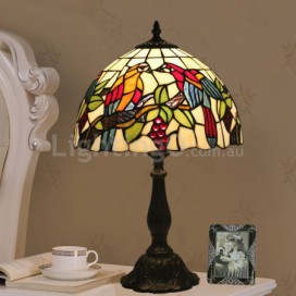 12 Inch European Stained Glass Table Lamp