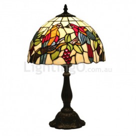 12 Inch European Stained Glass Table Lamp