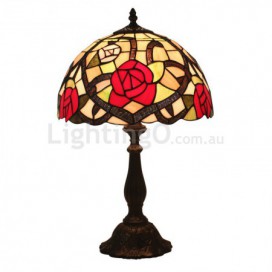 12 Inch European Stained Glass Table Lamp