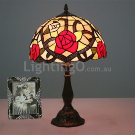 12 Inch European Stained Glass Table Lamp