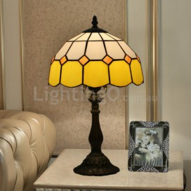 10 Inch European Stained Glass Table Lamp