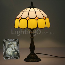 10 Inch European Stained Glass Table Lamp