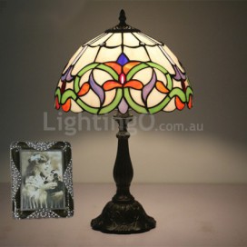 12 Inch European Stained Glass Table Lamp