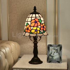 6 Inch European Stained Glass Table Lamp