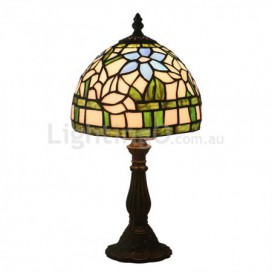 8 Inch European Stained Glass Table Lamp