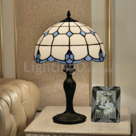 12 Inch American Simple Stained Glass Table Lamp