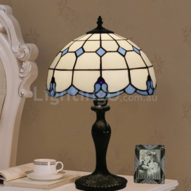 12 Inch American Simple Stained Glass Table Lamp