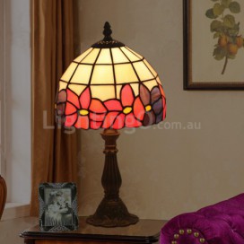 8 Inch European Stained Glass Table Lamp