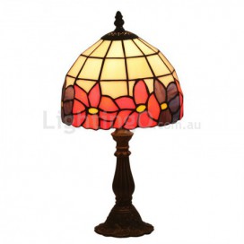 8 Inch European Stained Glass Table Lamp