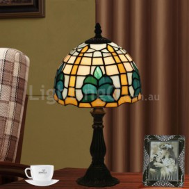 8 Inch American Retro Stained Glass Table Lamp