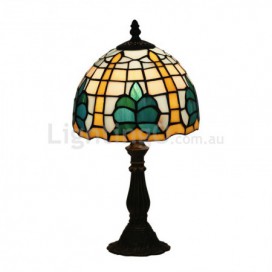 8 Inch American Retro Stained Glass Table Lamp