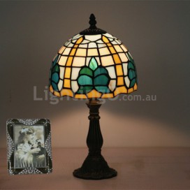 8 Inch American Retro Stained Glass Table Lamp