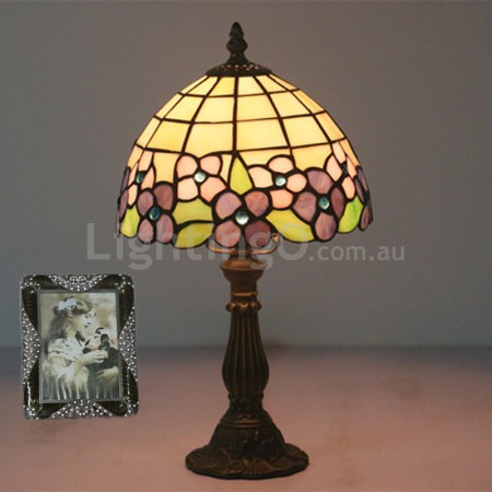 8 Inch European Stained Glass Table Lamp