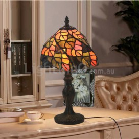 8 Inch European Stained Glass Table Lamp