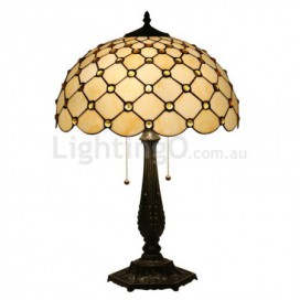 16 Inch European Stained Glass Table Lamp