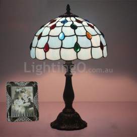 12 Inch European Stained Glass Table Lamp