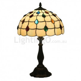 12 Inch European Stained Glass Table Lamp