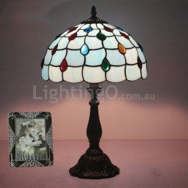 12 Inch European Stained Glass Table Lamp