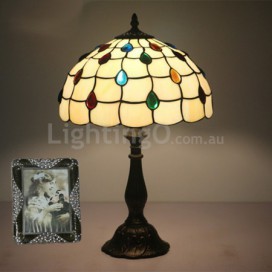 12 Inch European Stained Glass Table Lamp