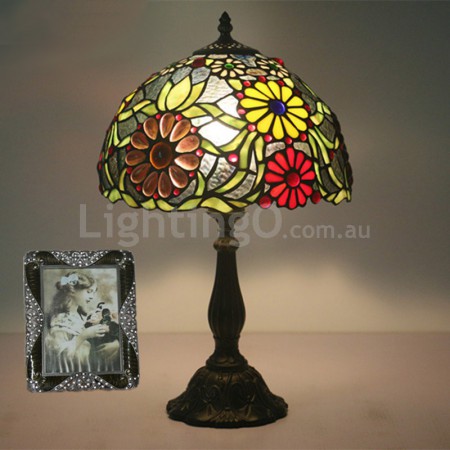 12 Inch Rural Stained Glass Table Lamp