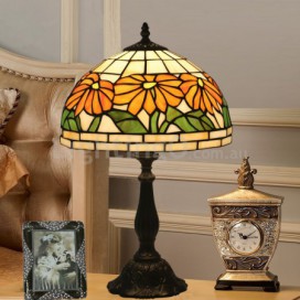 12 Inch European Stained Glass Table Lamp