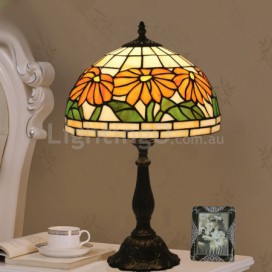 12 Inch European Stained Glass Table Lamp