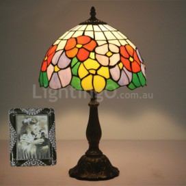 12 Inch European Stained Glass Table Lamp