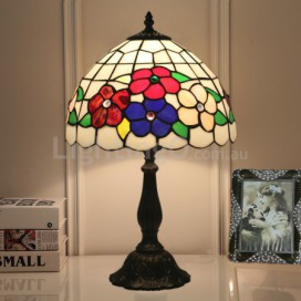 12 Inch European Stained Glass Table Lamp