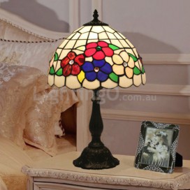 12 Inch European Stained Glass Table Lamp