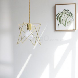 1 Light Modern / Contemporary Steel Pendant Light with Shade